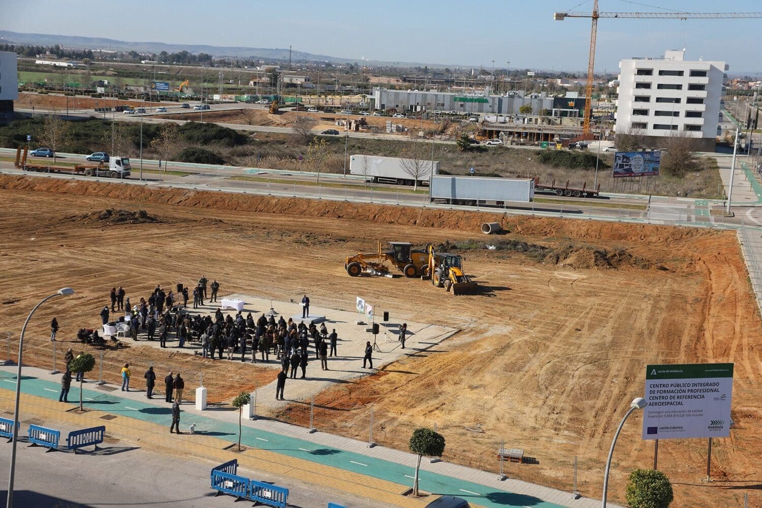 Colocada la primera piedra del nuevo Centro Integrado de FP Tecnológica