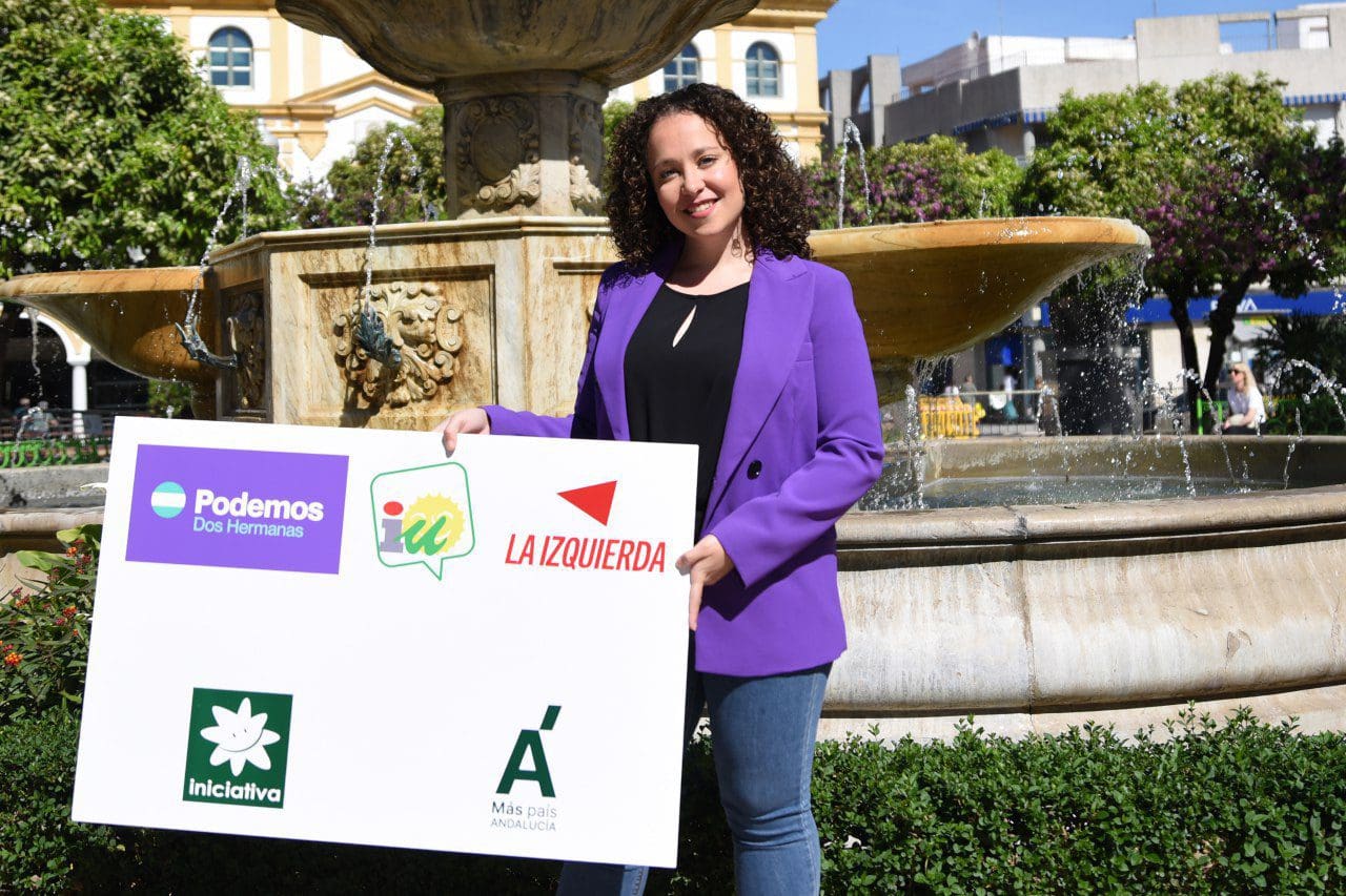 Nerea Tovar, candidata de Podemos a la alcaldía de Dos Hermanas y cabeza de lista de la confluencia de izquierdas