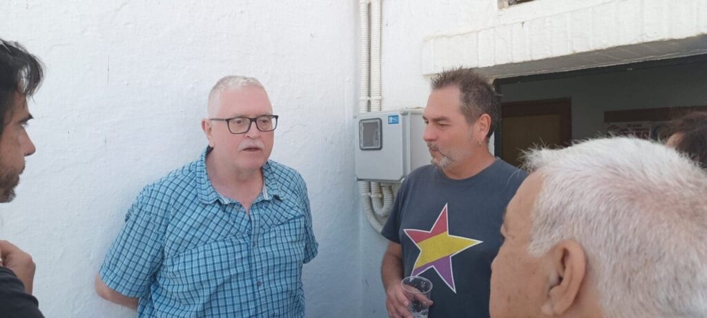 Manuel Monereo, en un momento de la convivencia | Gorka Fernández, Tu Periódico