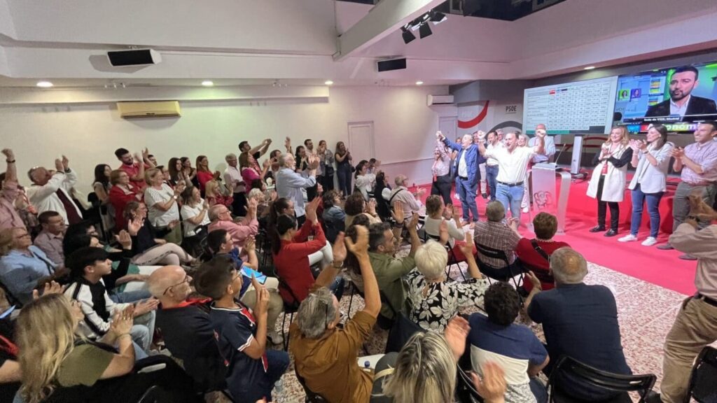 Celebración de la noche electoral