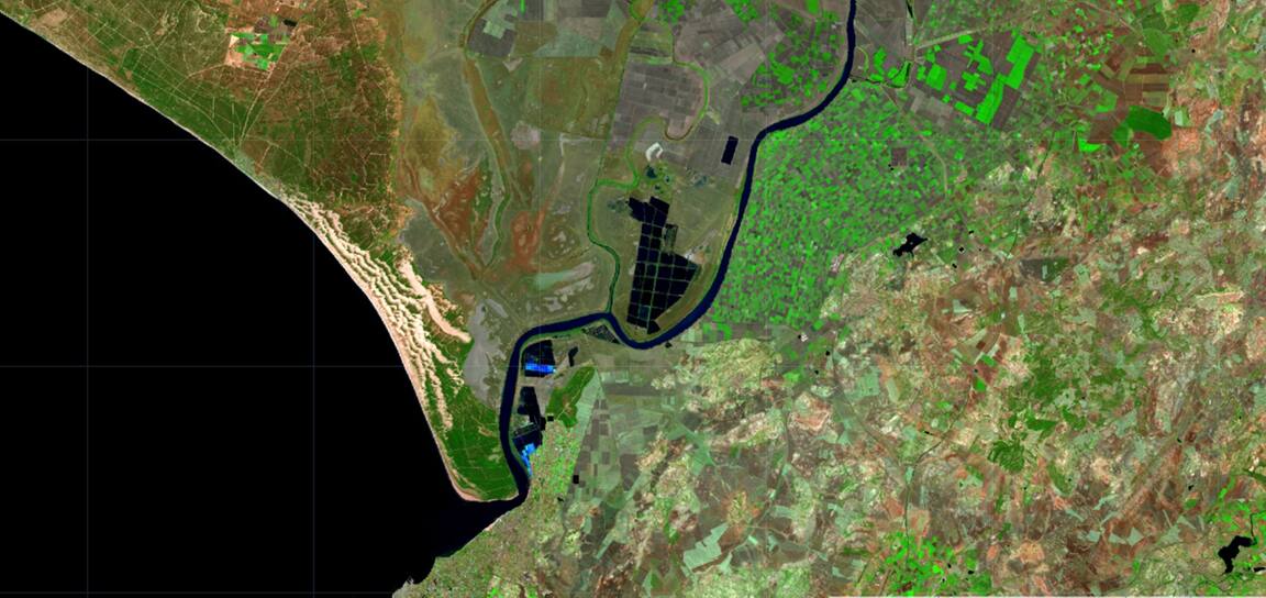 Las imágenes de satélite muestran que la sobreexplotación del acuífero está secando Doñana