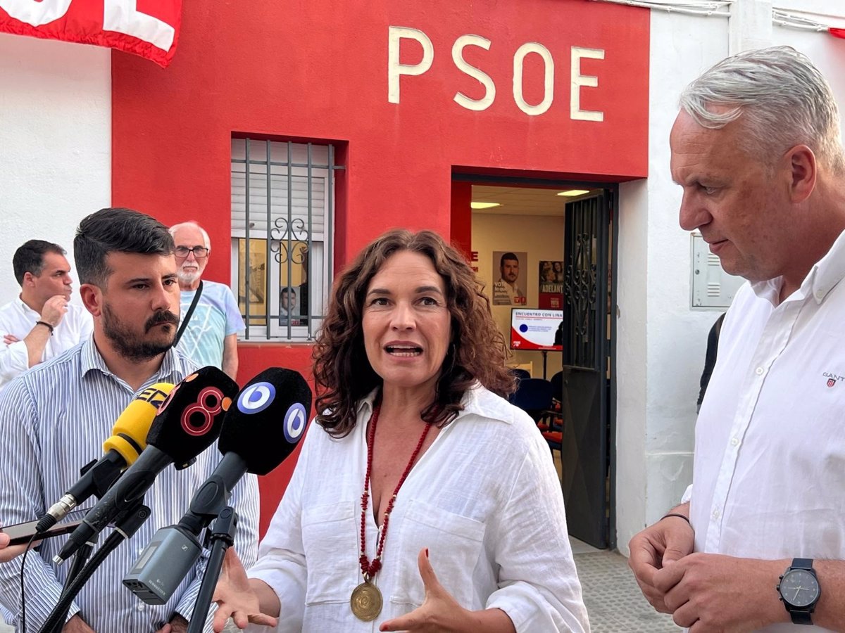Gálvez (PSOE) lamenta la politización de las misiones del Parlamento Europeo con la visita a Barbate