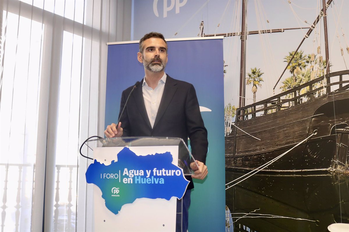 PP Huelva reivindica inversiones hídricas en el Foro «Agua y Futuro» y pide al Gobierno implicación en infraestructuras