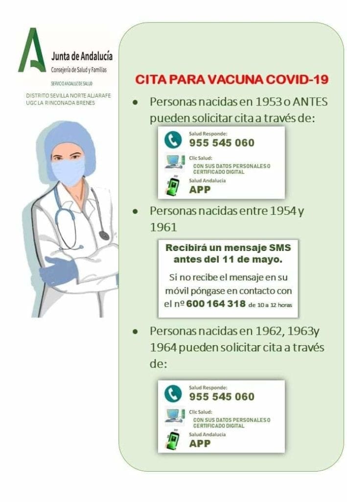cita para la vacuna