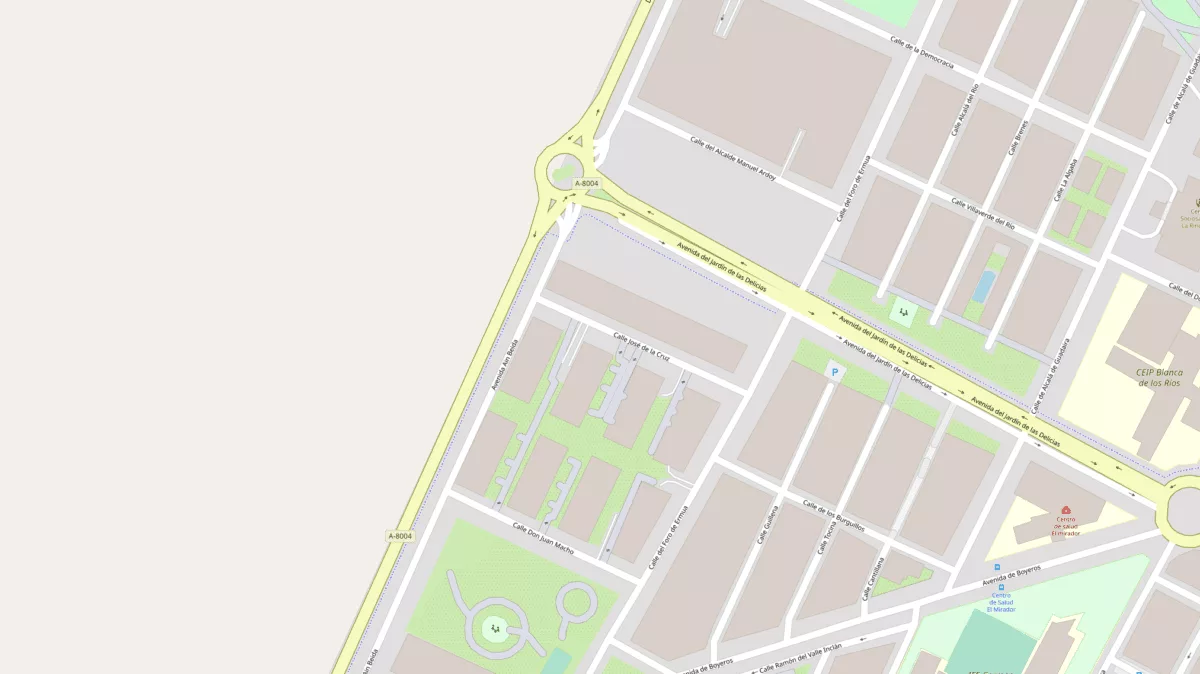 Lugar de la colisión