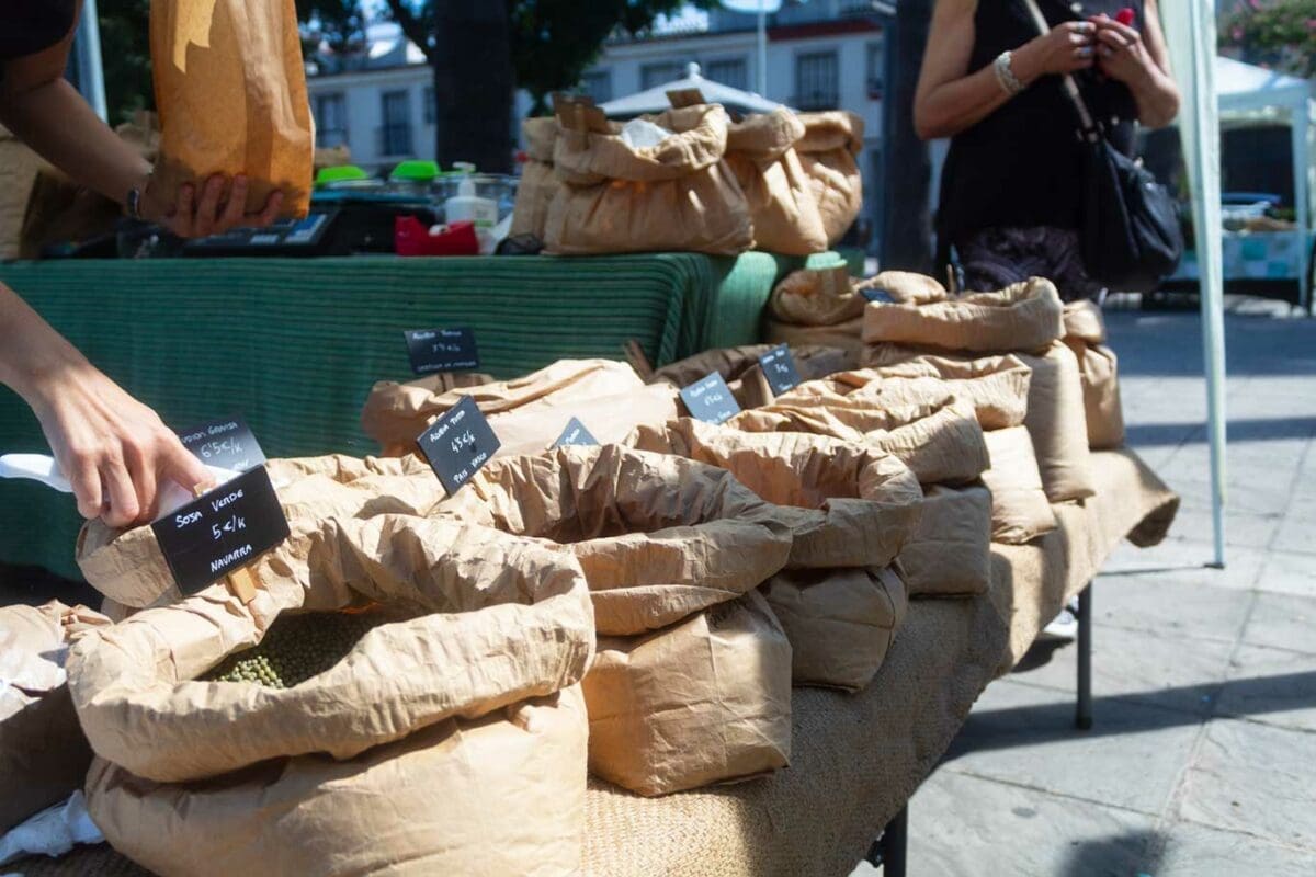 Legumbres en el Mercado de Cercanía