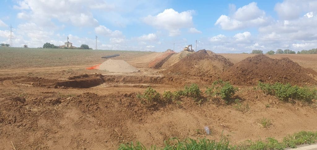 Guillena inicia las obras para traer agua desde la estación de tratamiento de Las Pajanosas