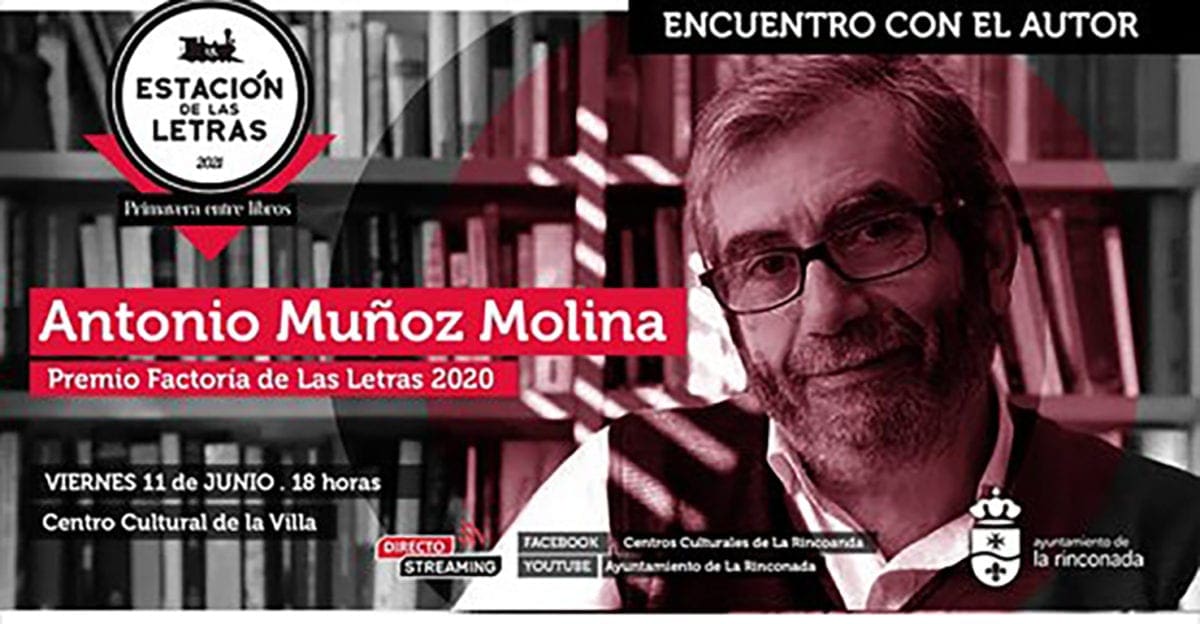 [Directo: 19h] Antonio Muñoz Molina recogerá el Premio Factoría Creativa de las Letras 2020