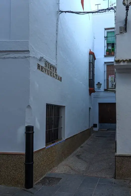 Calle Siete Revueltas, en Carmona