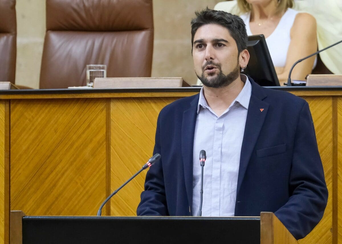Ismael Sánchez en una intervención en el Parlamento Andaluz
