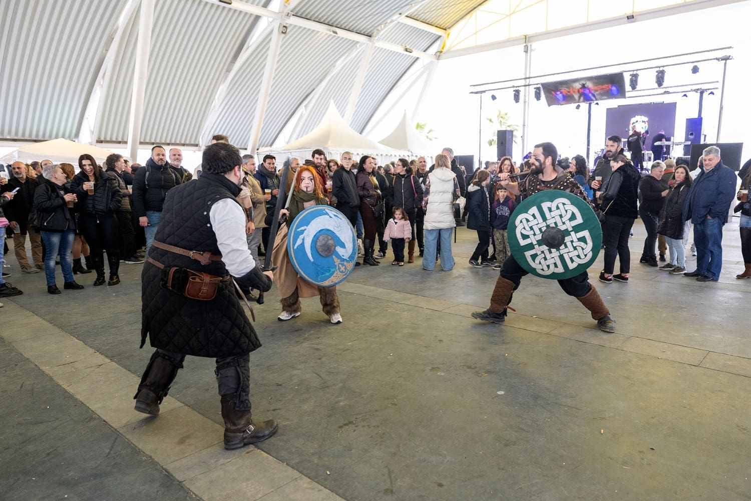 La primera edición del rinconero VikingFest, un éxito a pesar de la lluvia