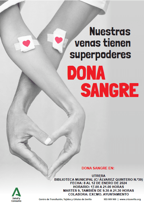 Utrera inicia la primera campaña de donación de sangre de 2024