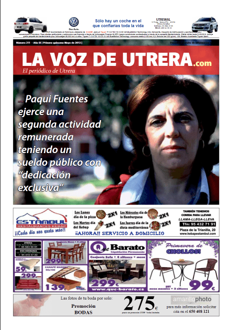 Portada La Voz de Utrera