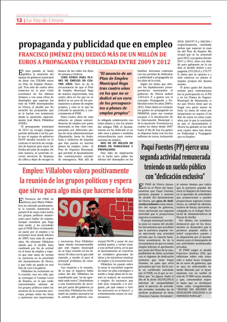 Noticia la Voz de Utrera