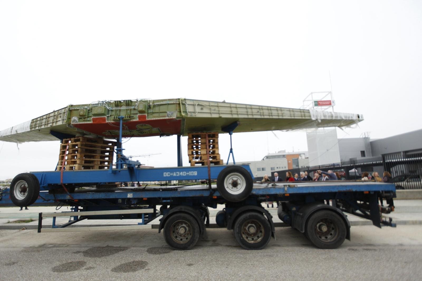 La Junta equipa con el estabilizador de cola de un Airbus A-330 al Centro Integrado de FP de La Rinconada