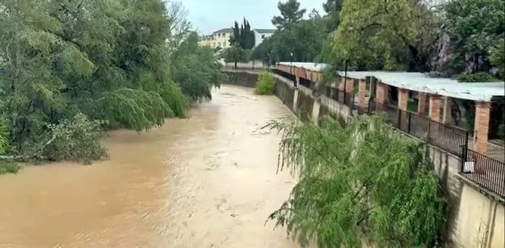 Activado el nivel rojo por desbordamiento del río Guadalquivir