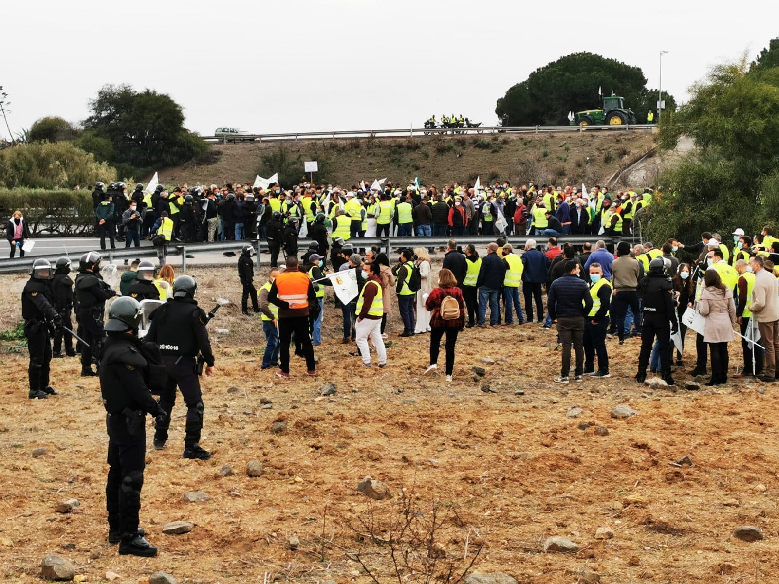 Las organizaciones agrarias cortarán Sevilla mañana miércoles