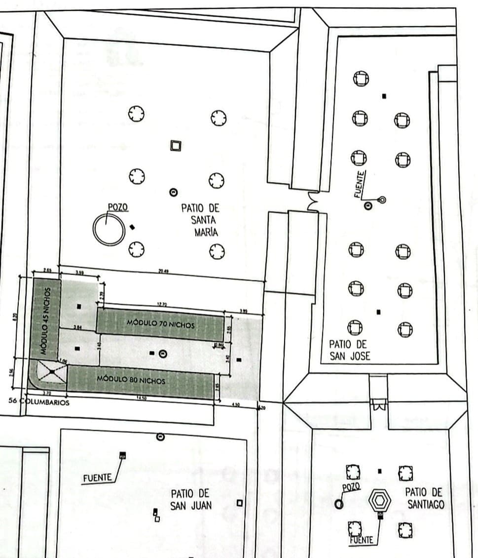 Utrera aprueba medio millón de euros en inversión para ampliar el Cementerio Municipal