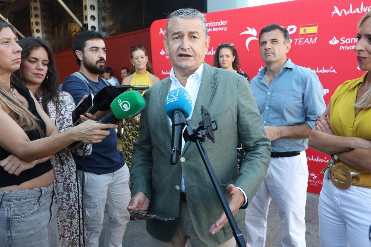 el consejero de la presidencia, antonio sanz, en cádiz este 5 de octubre de 2025.