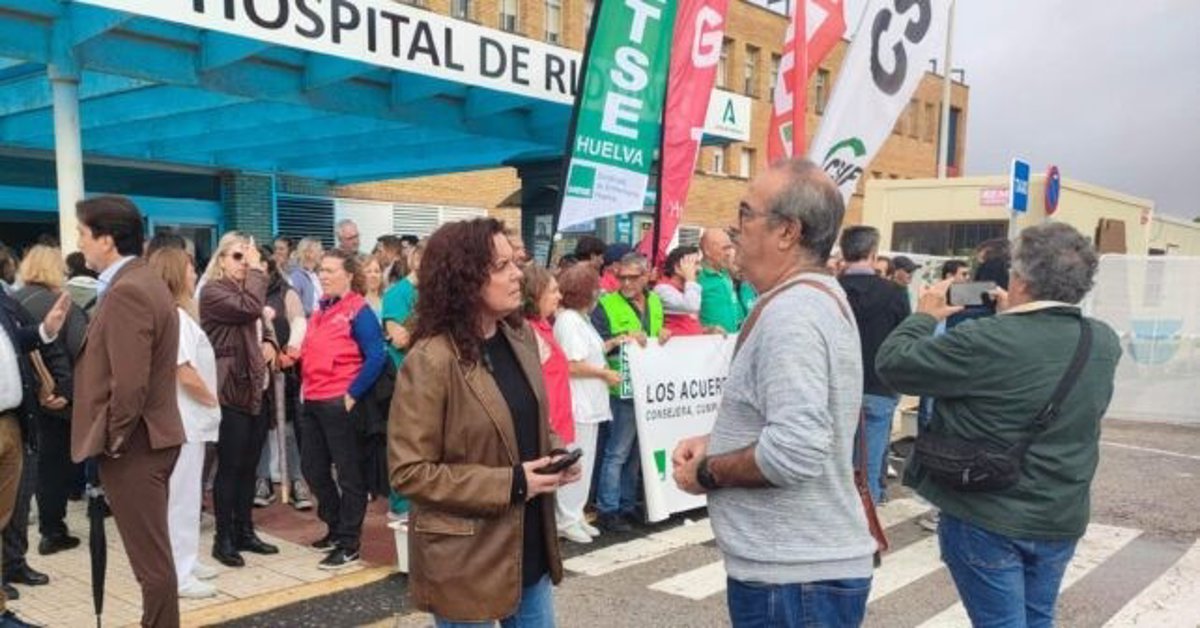huelva. psoe lamenta que operaciones de traumatología en riotinto se realicen en un "hospital de campaña improvisado"