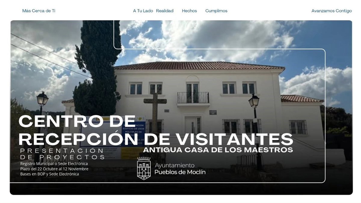 Moclín (Granada) licita la puesta en marcha de un Centro de Visitantes en la antigua Casa de los Maestros
